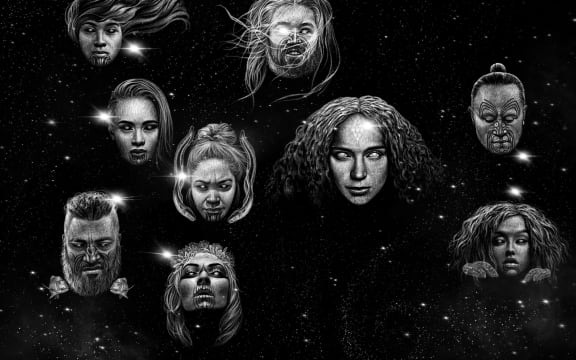 The nine stars of Matariki by Te Haunui Tuna