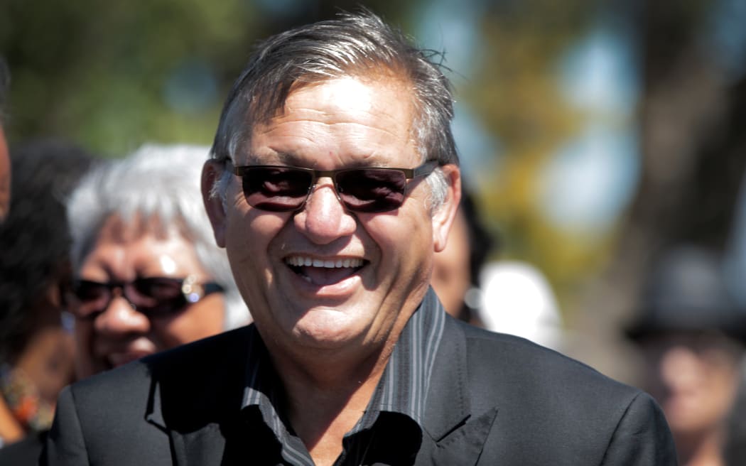 270114. Photo Diego Opatowski / Radio NZ. The Maori King, Tuheitia at Ratana Pa.