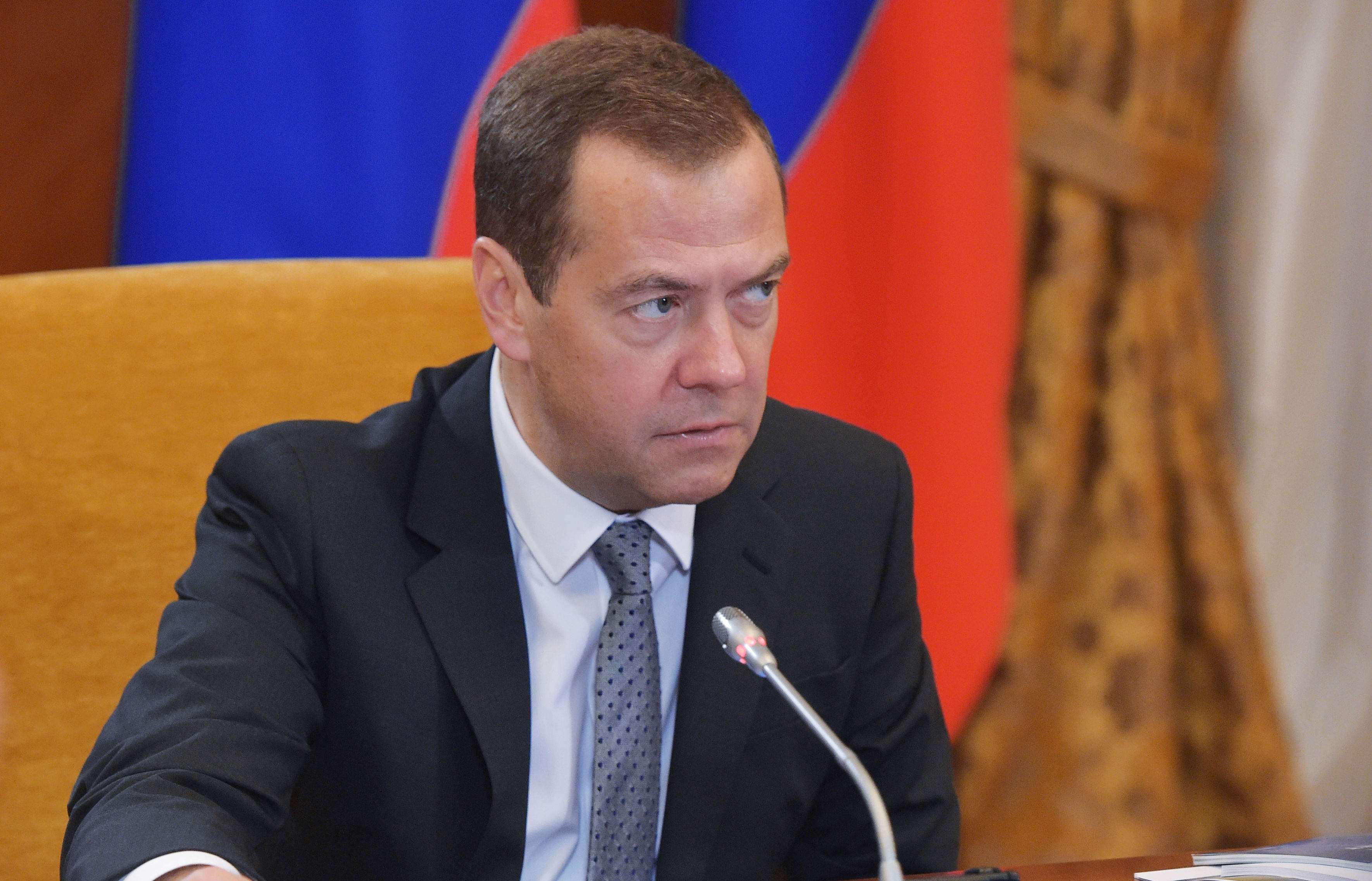 Russian Prime Minister Dmitry Medvedev