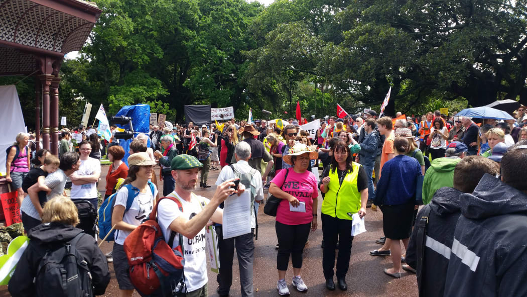 Climate march in Auckland