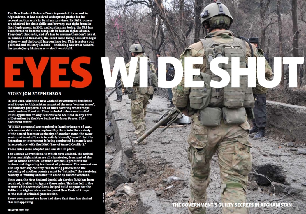 picture of the Metro story published in May 2011