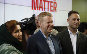 Labour leader Chris Hipkins at his State of the Nation speech.