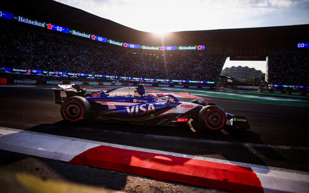 New Zealand driver Liam Lawson during the 2024 Mexican Grand Prix.
