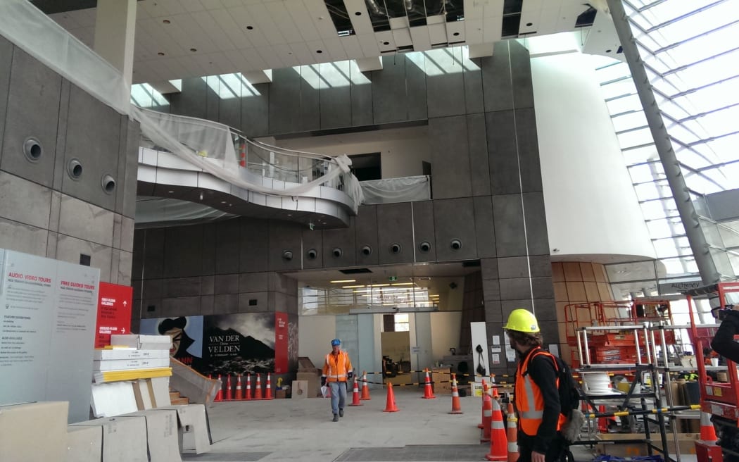 Inside the Christchurch art gallery