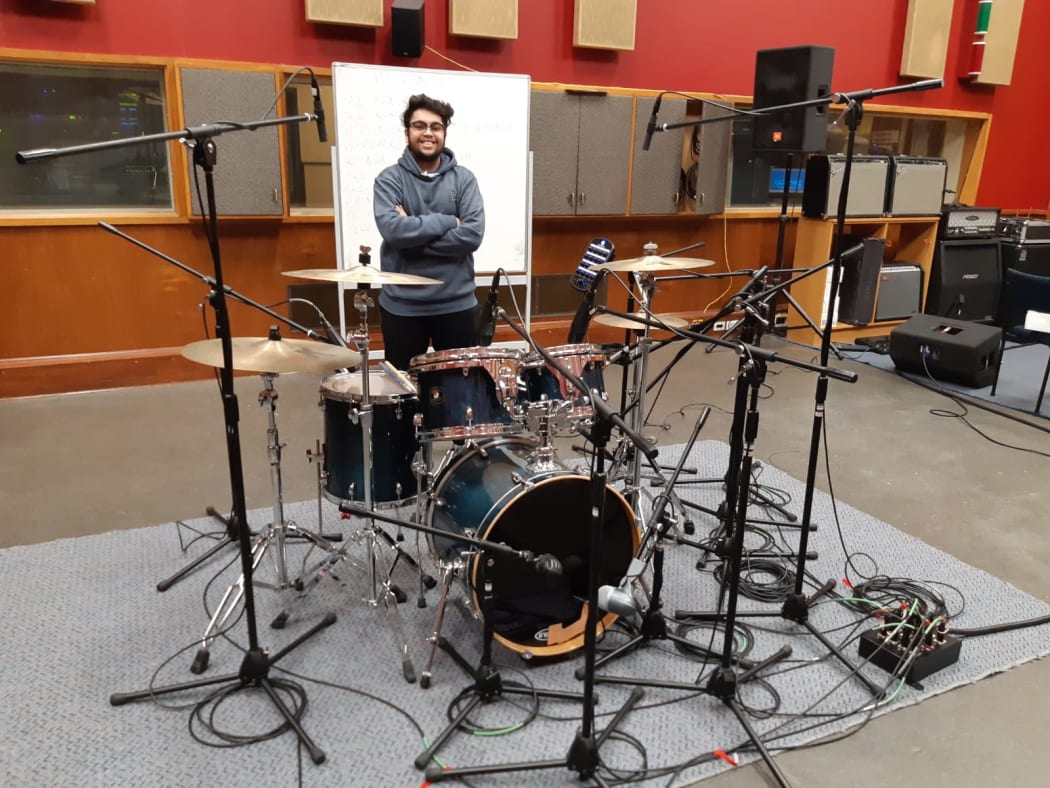 Chaitanya Rajapurkar in the Khan's Mumbai studio