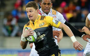 Baeuden Barrett makes a break.