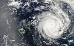 A NASA image shows Tropical Cyclone Ian when it was skirting Fiji.