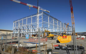 Building progress on the construction