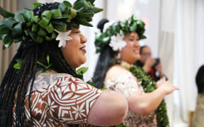 Dancers at the first Turou -'Ava ceremony for new Pasifika MPs at parliament. 30 November 2020.