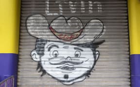 More graffiti art, with a Clap sign off, appeared on a CBD in Invercargill building