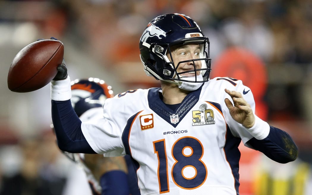Peyton Manning in what could be his NFL swansong in Super Bowl 50