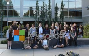 Girls at Microsoft