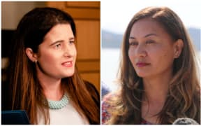National MP Nicola Willis and Green Party co-leader Marama Davidson.