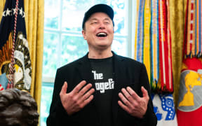 Elon Musk speaks during a news conference with US President Donald Trump in the Oval Office of the White House in Washington, DC, on 30 May 2025.