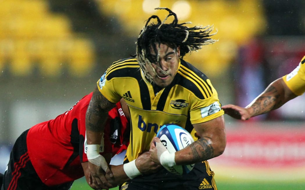 Ma'a Nonu playing for the Hurricanes
