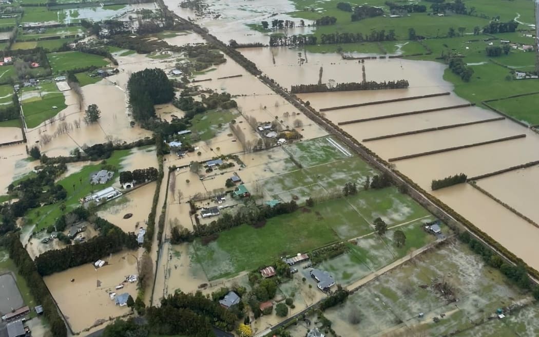 Kumeū from the air today.
