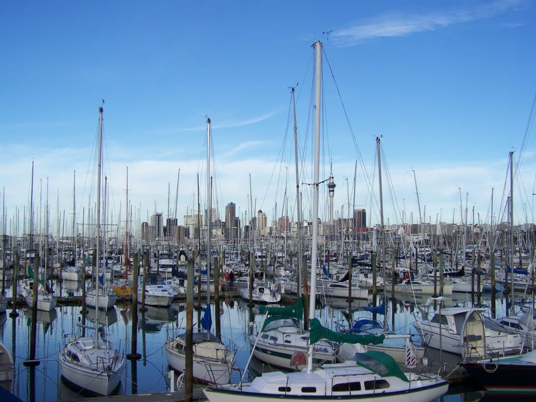 A big bunch of boats.