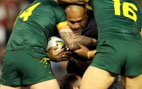 Kiwis Sam Moa playing Australia 2016.