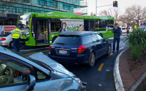 Car crash on K Road.