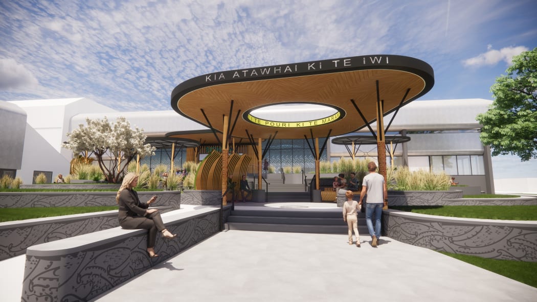 Image showing plans for a mental health outpatient unit for Canterbury children and teenagers. Maia Health Foundation is raising funds for the unit to be built in Christchurch.