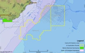 Great South Basin map.