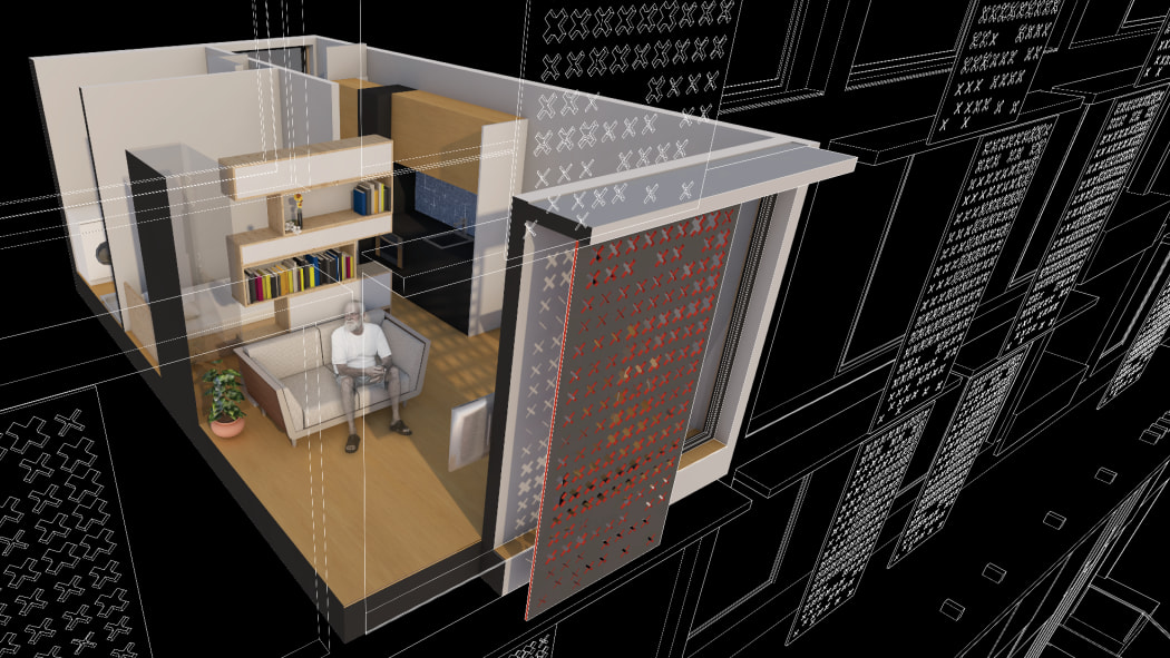 Concept of an apartment.