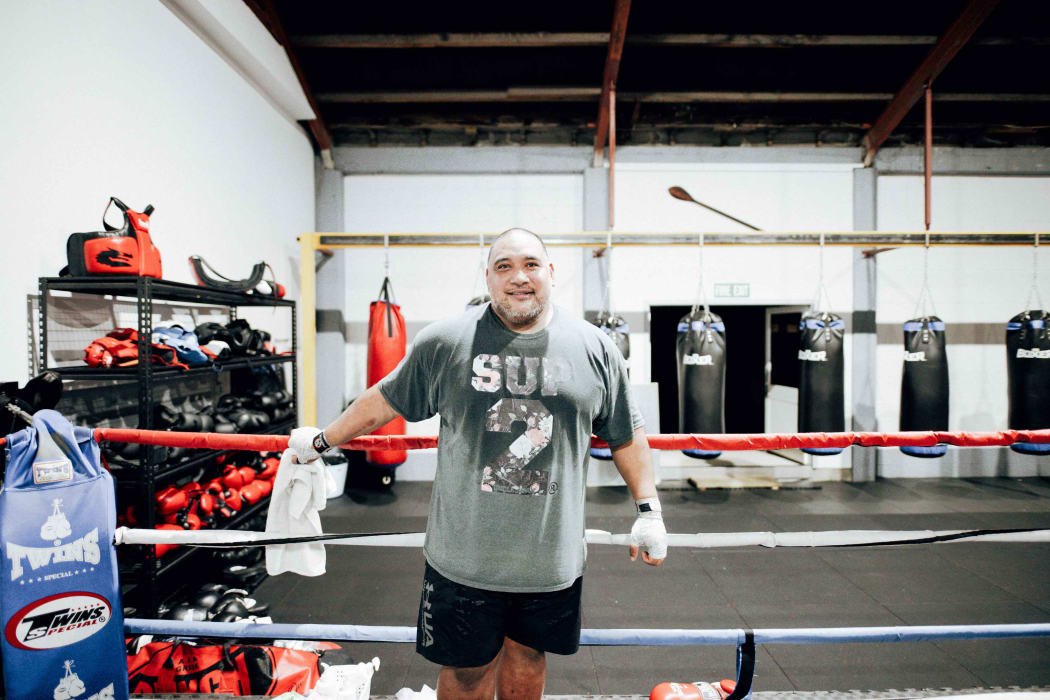 Elijah Fonoti's whole family are regulars are Punchfit NZ Boxing Gym.