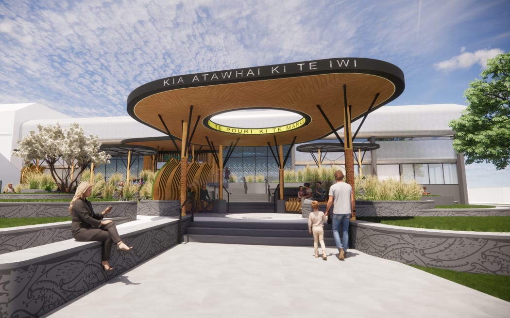 An artists impression of the Kahurangi - Canterbury's child and youth mental health community outpatient facility.