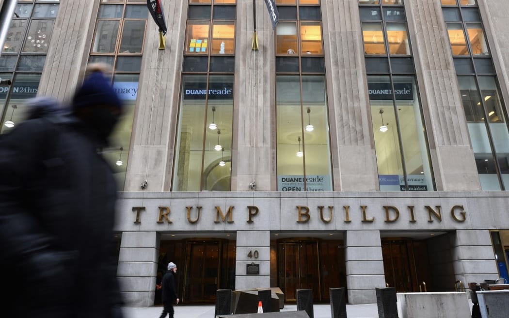 The Trump Building on Wall Street, New York City.