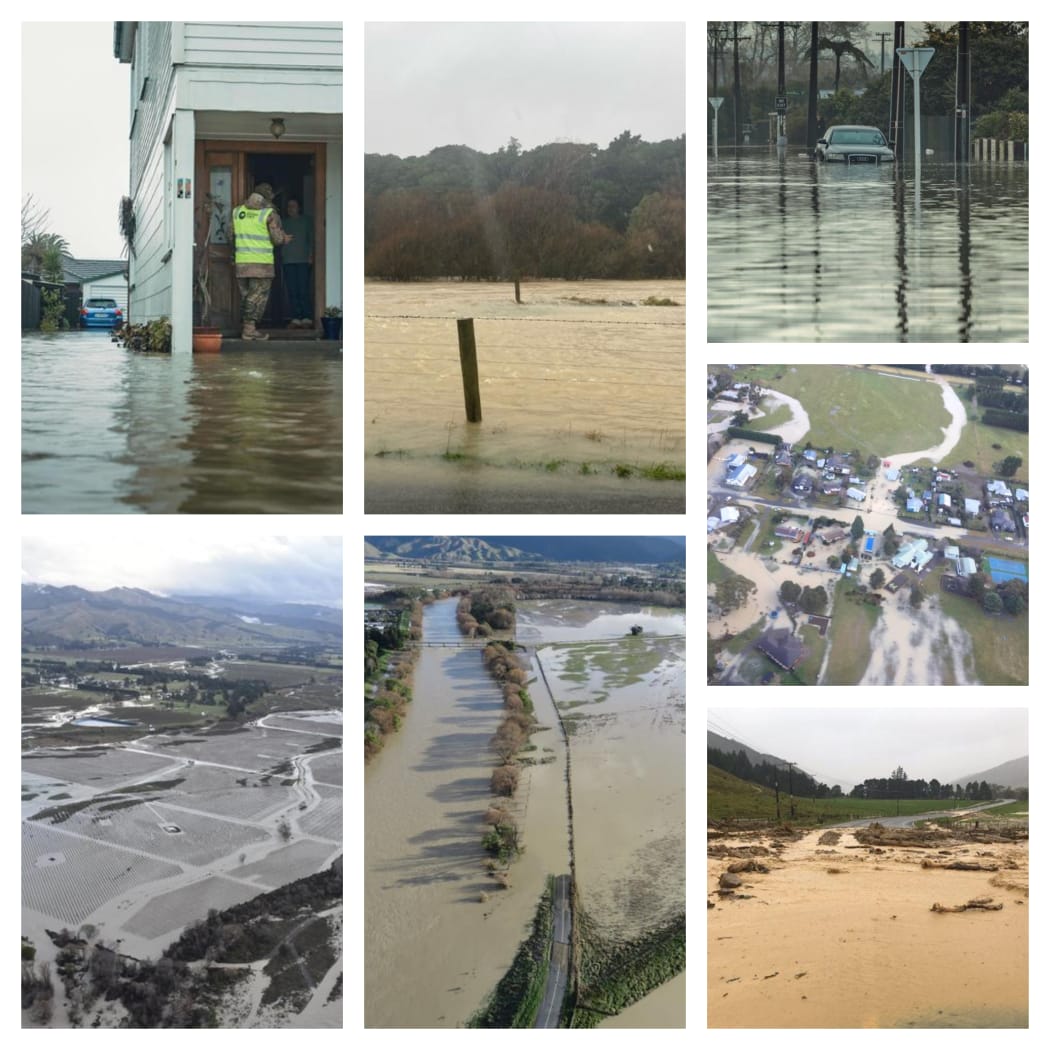 Flooding composite West Coast and Marlborough