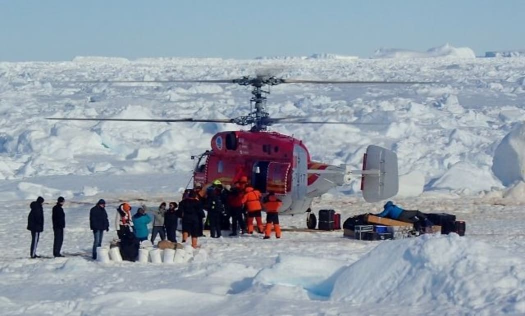 The rescue of the Akademik  Shokalskiy passengers.