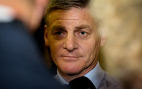 Bill English during caucus run 1.03.16