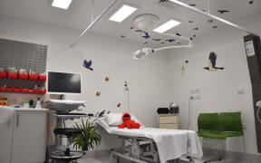 A clinical room in the paediatric outpatient unit at Nelson Hospital. RNZ/Samantha Gee.