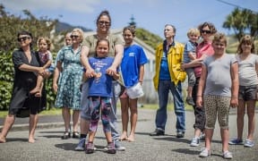 Raima Kingi and her whanau.