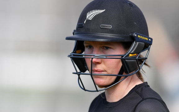 Lauren Down during a White Ferns training session at the NZC High Performance Centre, Lincoln, Christchurch.