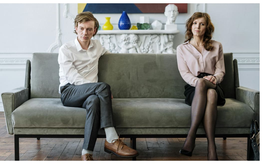 Couple on couch