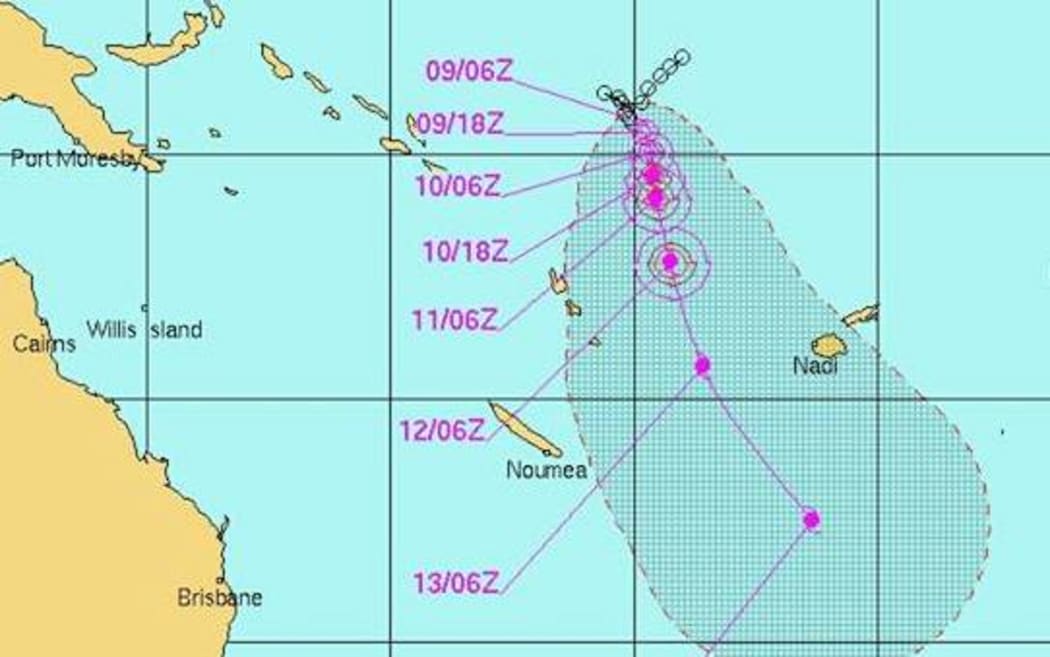Fiji's Met Service tracking Cyclone Pam