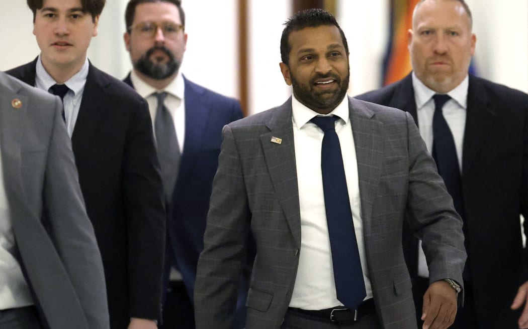 U.S. President-elect Donald Trump's nominee to be FBI Director, Kash Patel arrives for a meeting with Sen. Josh Hawley (R-MO) in the Dirksen Senate Office Building on December 11, 2024 in Washington, DC. Nominees for Trump's upcoming administration are continuing to visit Capitol Hill this week, meeting with Senators to discuss their potential appointments.   Kevin Dietsch/Getty Images/AFP (Photo by Kevin Dietsch / GETTY IMAGES NORTH AMERICA / Getty Images via AFP)