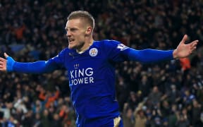 Leicester City striker Jamie Vardy.