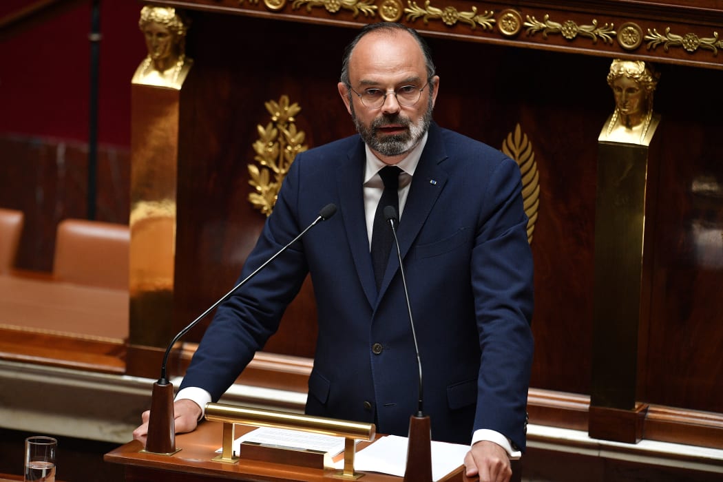 French Prime Minister Edouard Philippe speaks to the National Assembly about the government's plan to exit from the lockdown.