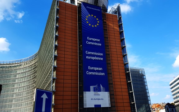 European Union Commission Building in Brussels