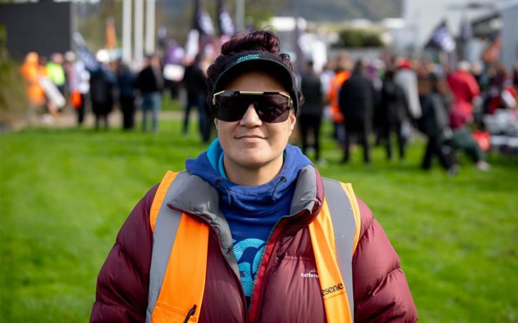 Resene worker and Etū delegate Margaret Jackson
