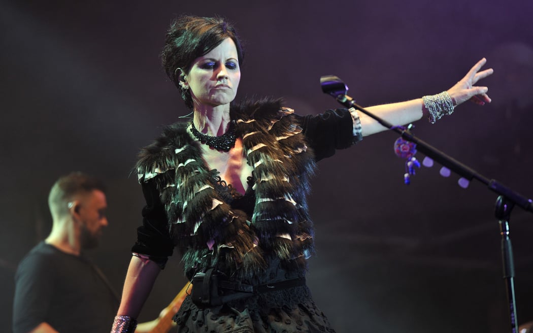 Irish singer Dolores O'Riordan performing with The Cranberries in 2016.