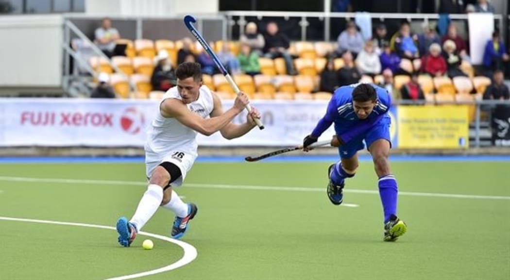 Samoa against New Zealand at the Oceania Cup.