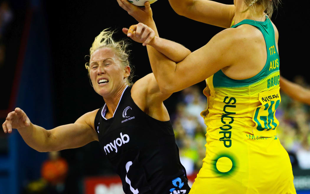 Silver Ferns centre Laura Langman.