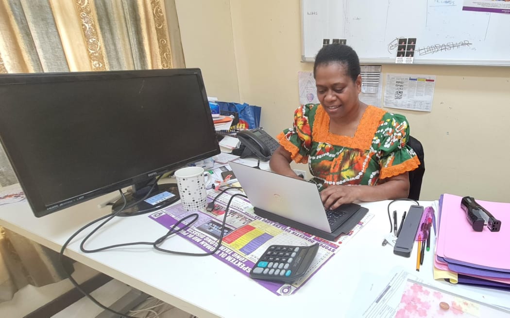 The Van-KIRAP project manager, Moirah Matou