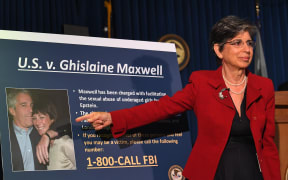 Acting US Attorney for the Southern District of New York, Audrey Strauss, announces charges against Ghislaine Maxwell at a media conference, 2 July 2020, press conference in New York City.