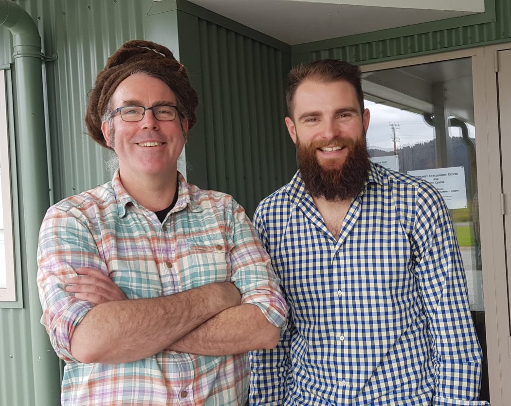 IP's field ops director Duncan Kay (left) and expansion project leader Ash Cassin (right).