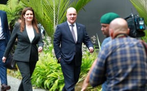 National Finance Minister Nicola Willis and incoming Prime Minister Christopher Luxon.