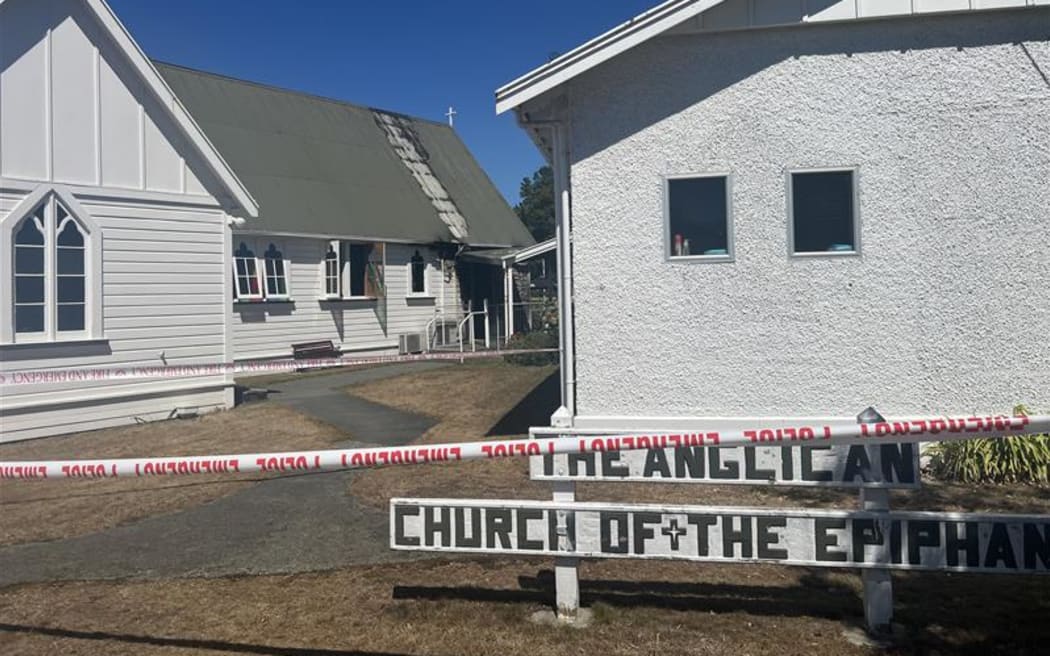 The Anglican Church of the Epiphany: Police say a series of fires at churches in Masterton early on the morning of 22 February, 2025, are suspicious.
